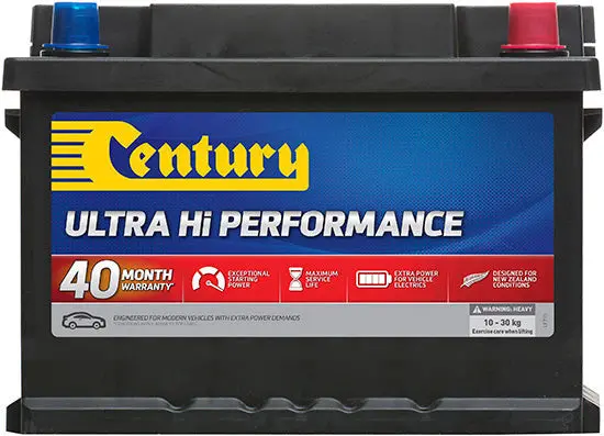 Century Din53lx Mf 500 Cca 12V High-Performance Car Battery 1
