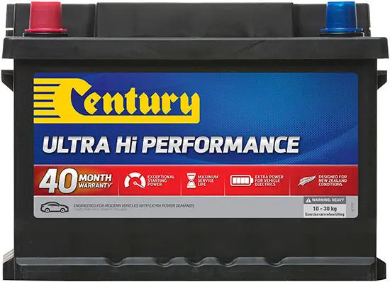 Century Din53rx Mf 500 Cca 12V High-Performance Car Battery - 36-Month Warranty 1