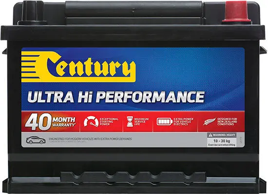 Century Din53zlx Mf 600 Cca 12V High-Performance Car Battery 1