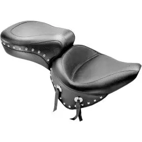 Mustang - Studded 2-Up Seat - '00-07 Softail 1