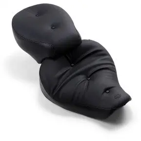Mustang - Wide Regal 2-Up Tour Seat - Pillow Stitch - '96-03 Dyna 1