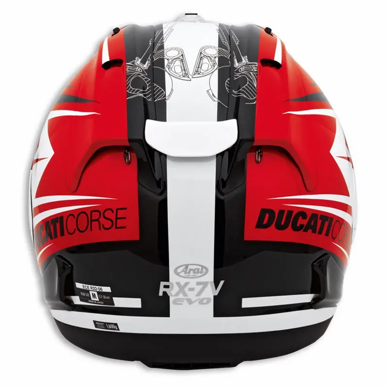 Ducati By Arai Corse V7 Full Face Helmet 3