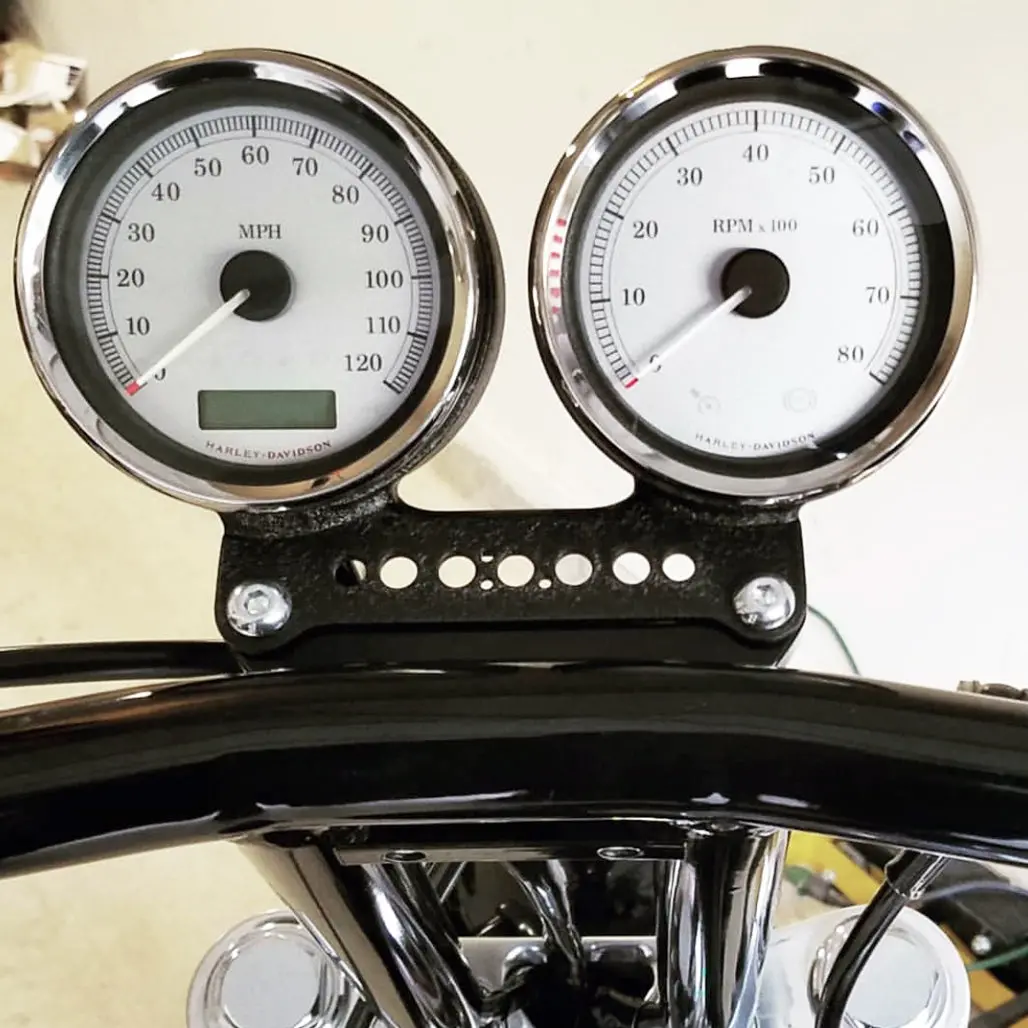 Guerrilla Cables - Speedometer Relocation Harness (Add Tach*) - 2006-2011 Dyna Fxdb 1