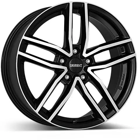 8X18 Dezent Tr Black Polished 1