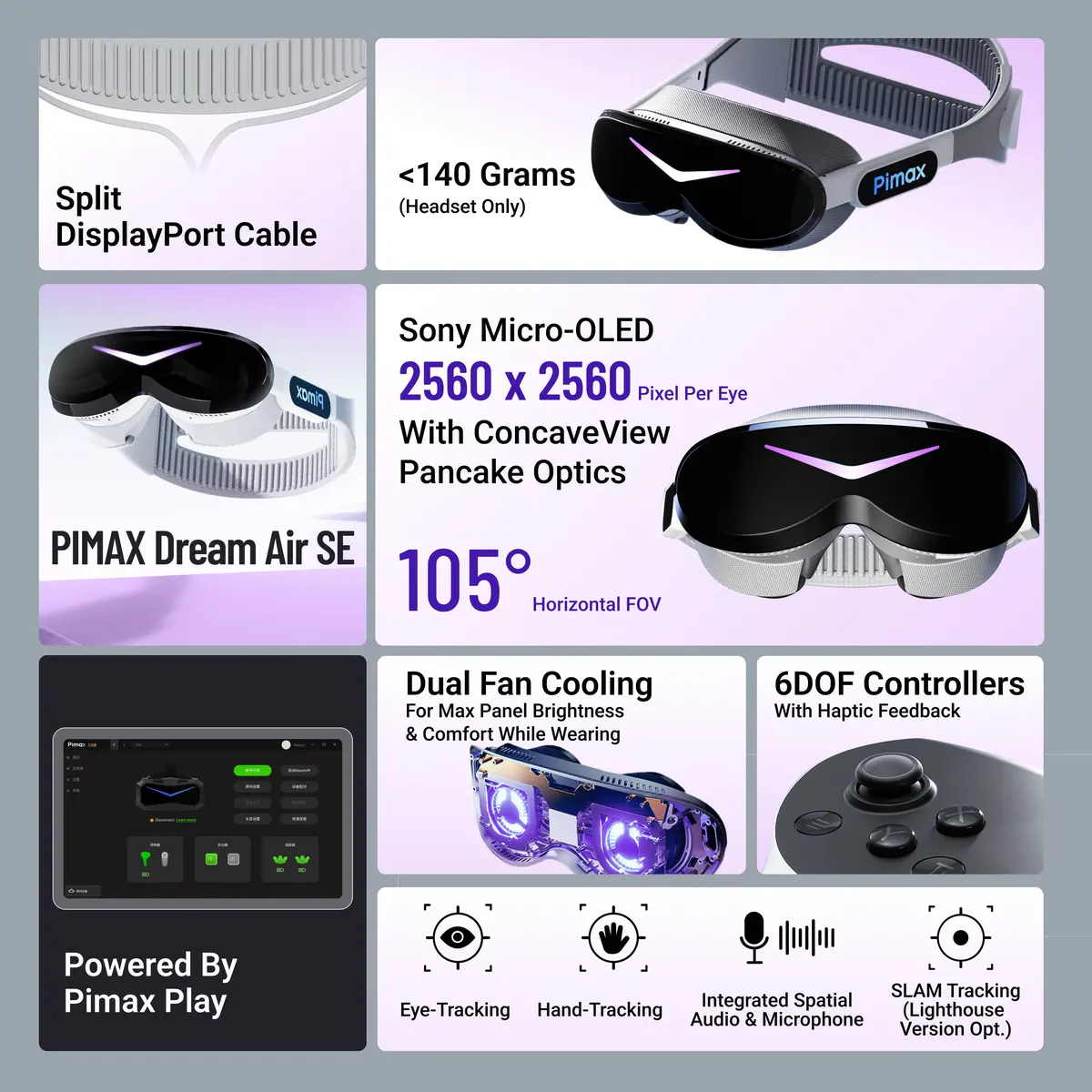 Gafas De Realidad Virtual Pimax Dream Air 1