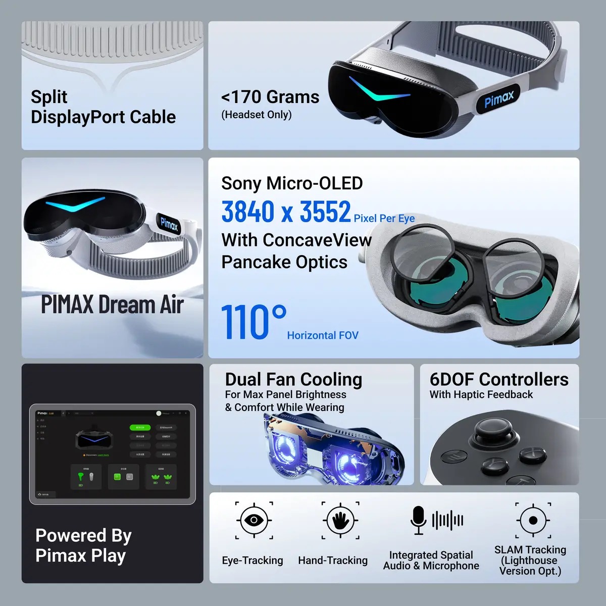 Gafas De Realidad Virtual Pimax Dream Air 2