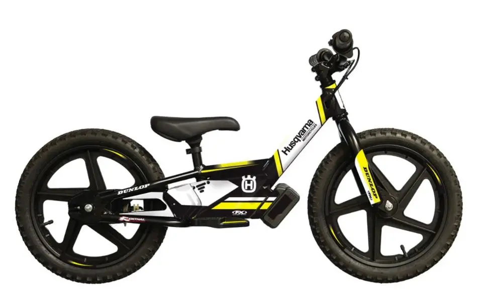 Factory Effex Yellow Husqvarna Stacyc Evo Graphics Kit For 16Edrive E-Bike 1