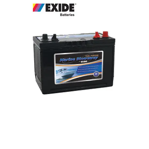 Exide Deep Cycle Marine Battery Msdp27c 750 Cca, 105 Ah 1