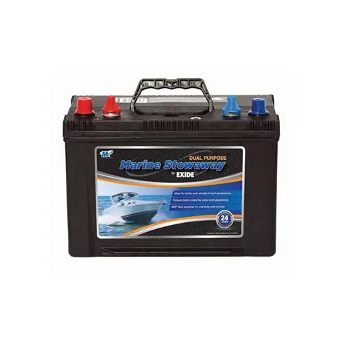Exide Stowaway Marine Battery 12V 600 Cca 82Ah - Msdp24 1
