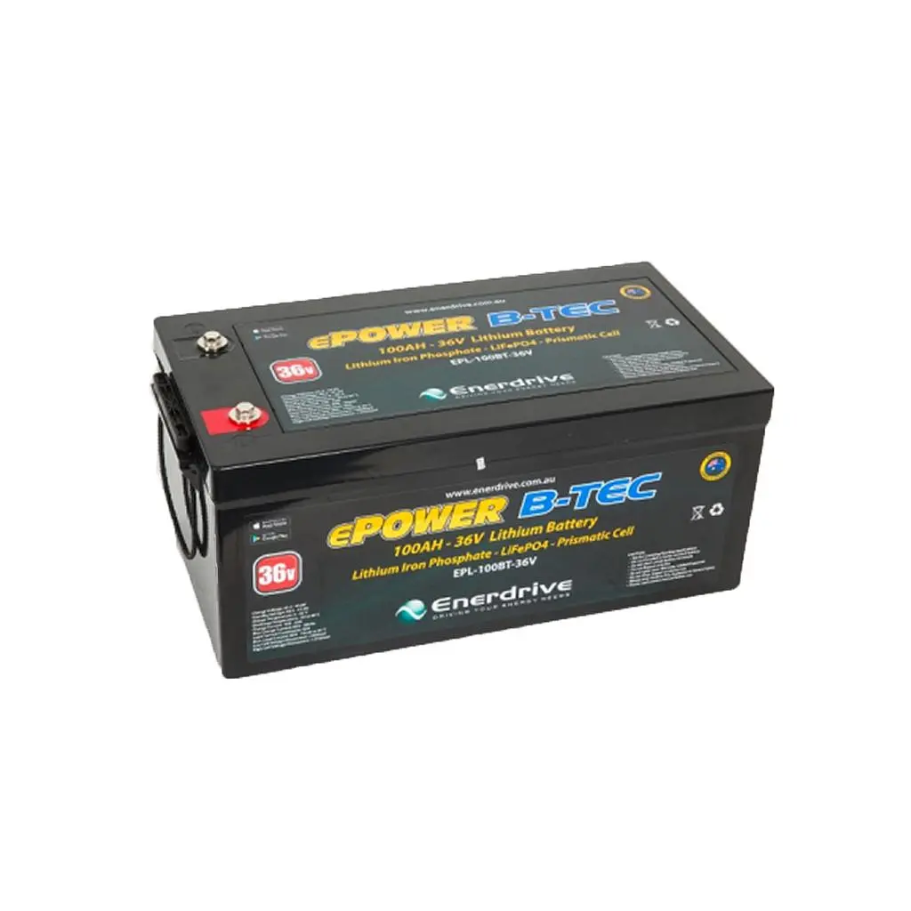 Enerdrive B-Tec Lifepo4 Leisure Battery - 36V 100Ah 1