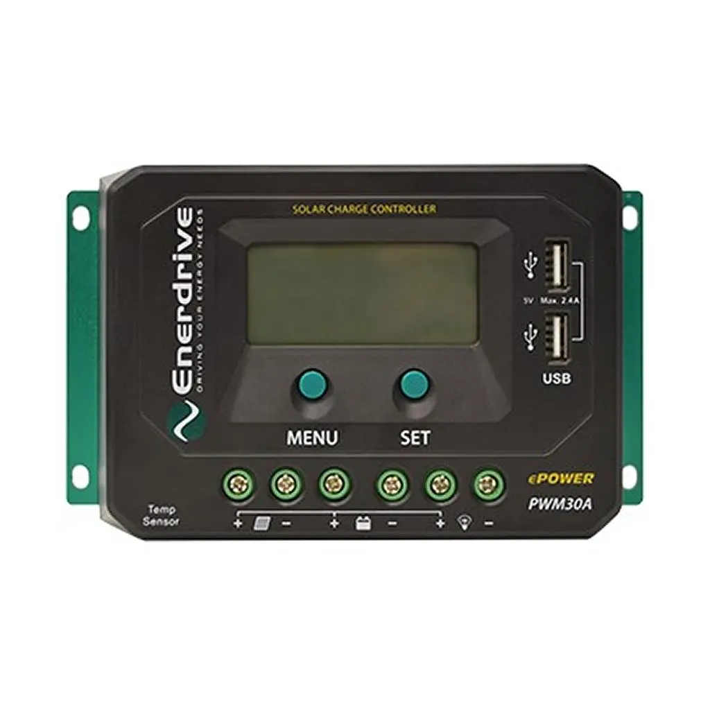 Enerdrive Pwm Solar Controller - 12/24V 30A 1