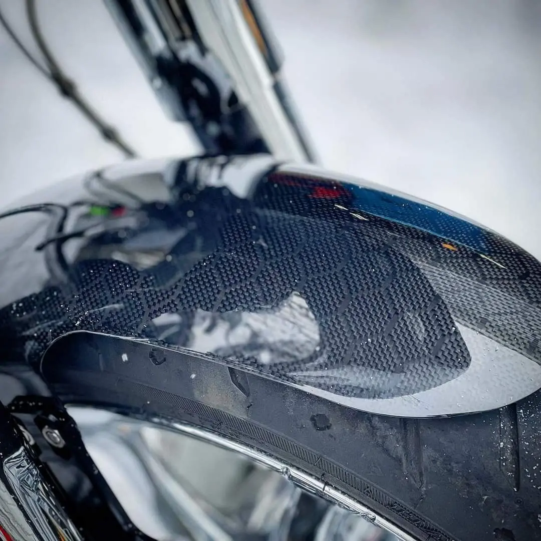 Og Bagger Shorty Carbon Fiber Fender Kit - 2013 And Earlier Models 9