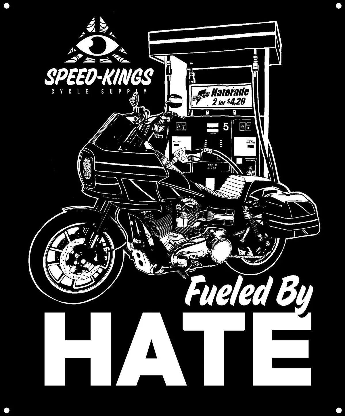"Fueled By Hate" Garage Banner 1