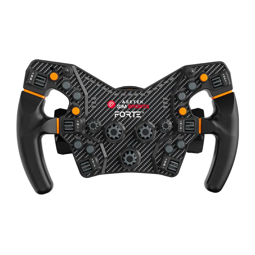 Volante Formula Forte Asetek Simsports 1