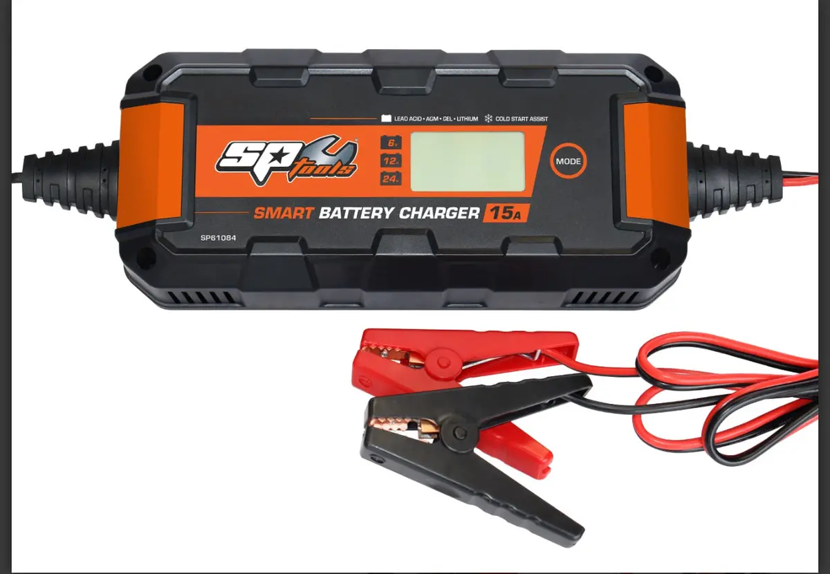 Smart Battery Charger - 8 Stage Multi Volt - 6, 12V & 24V - 15A Sp61084 1