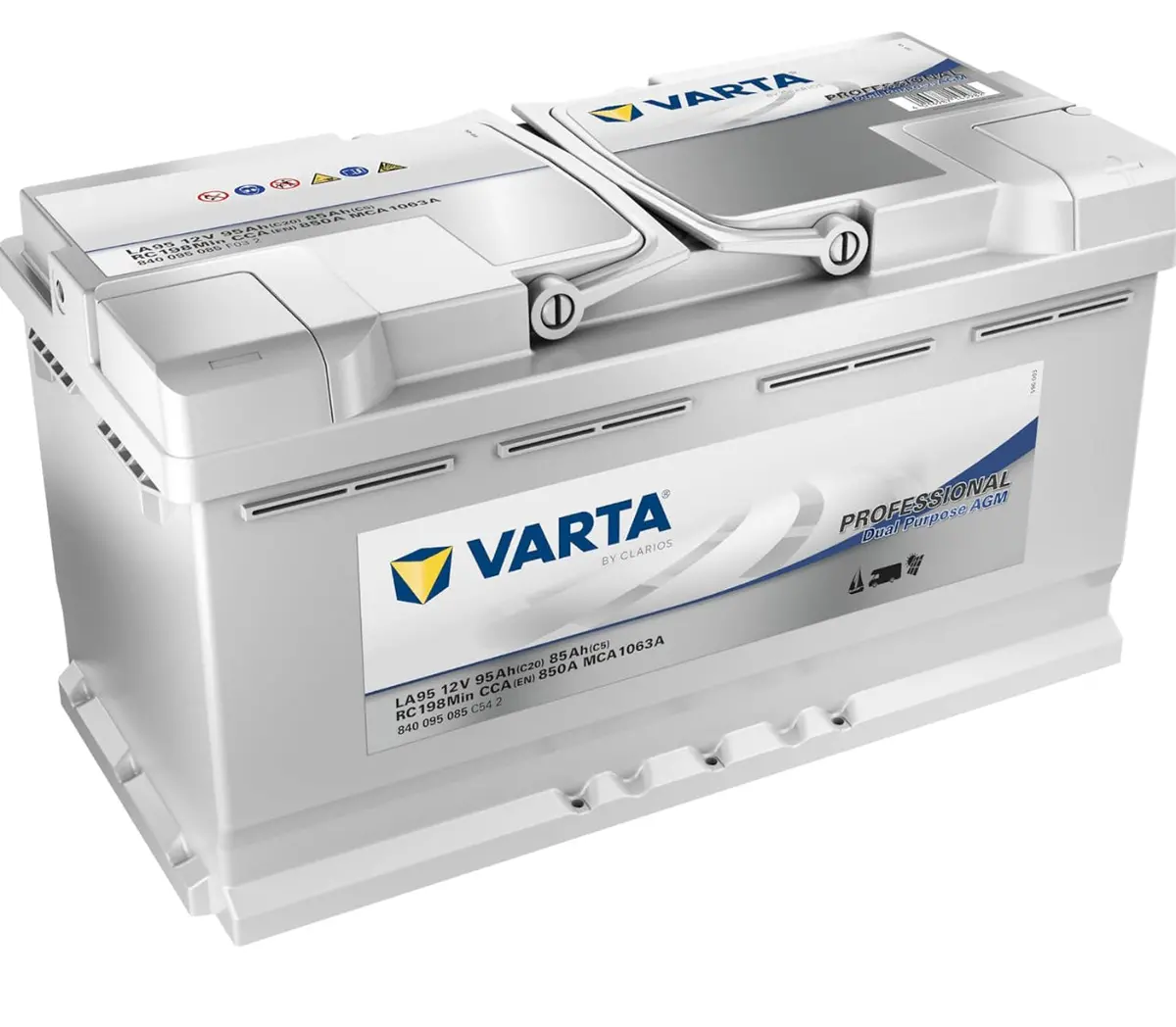 Varta La95 Dual Purpose Leisure Agm Battery - 95Ah 850Cca 1