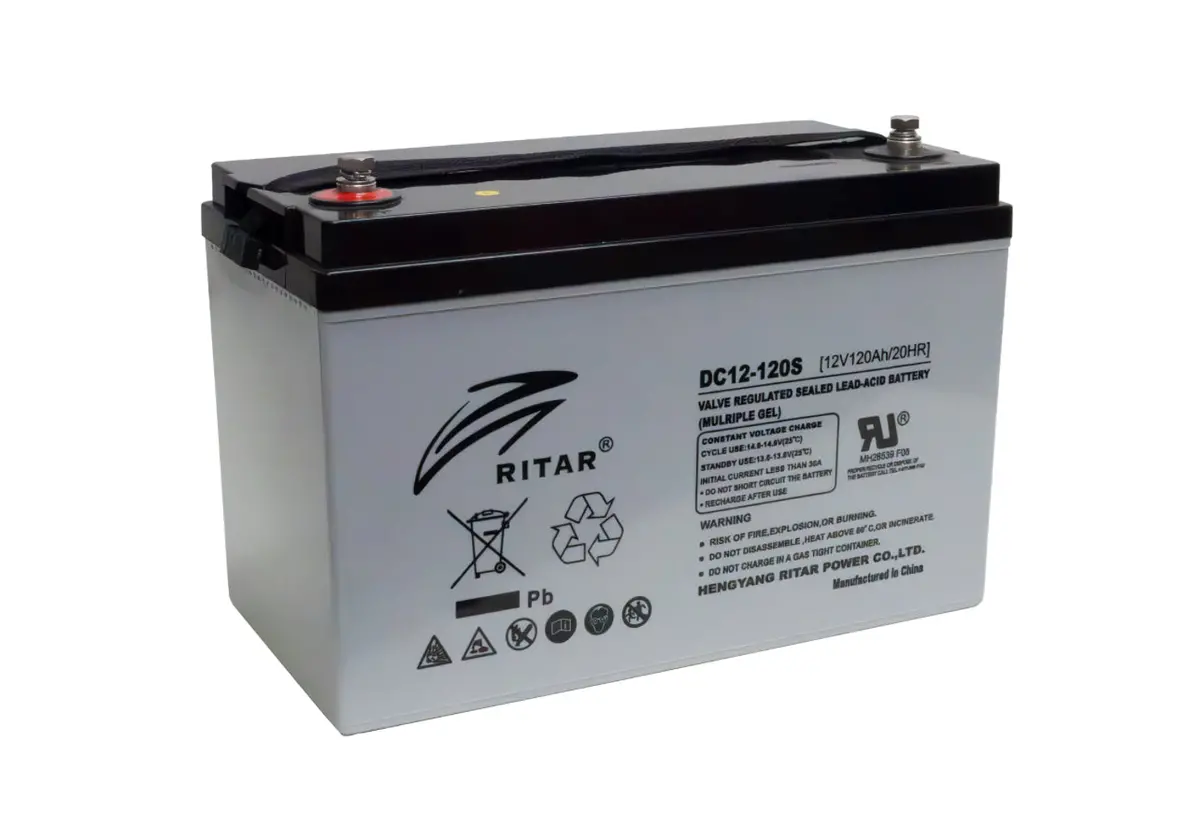 🔋 Ritar Dc12-120S (Ra12-120Sd) Agm Deep Cycle Battery – 12V 120Ah | Heavy-Duty Power For Caravan, Marine & Off-Grid Systems 1
