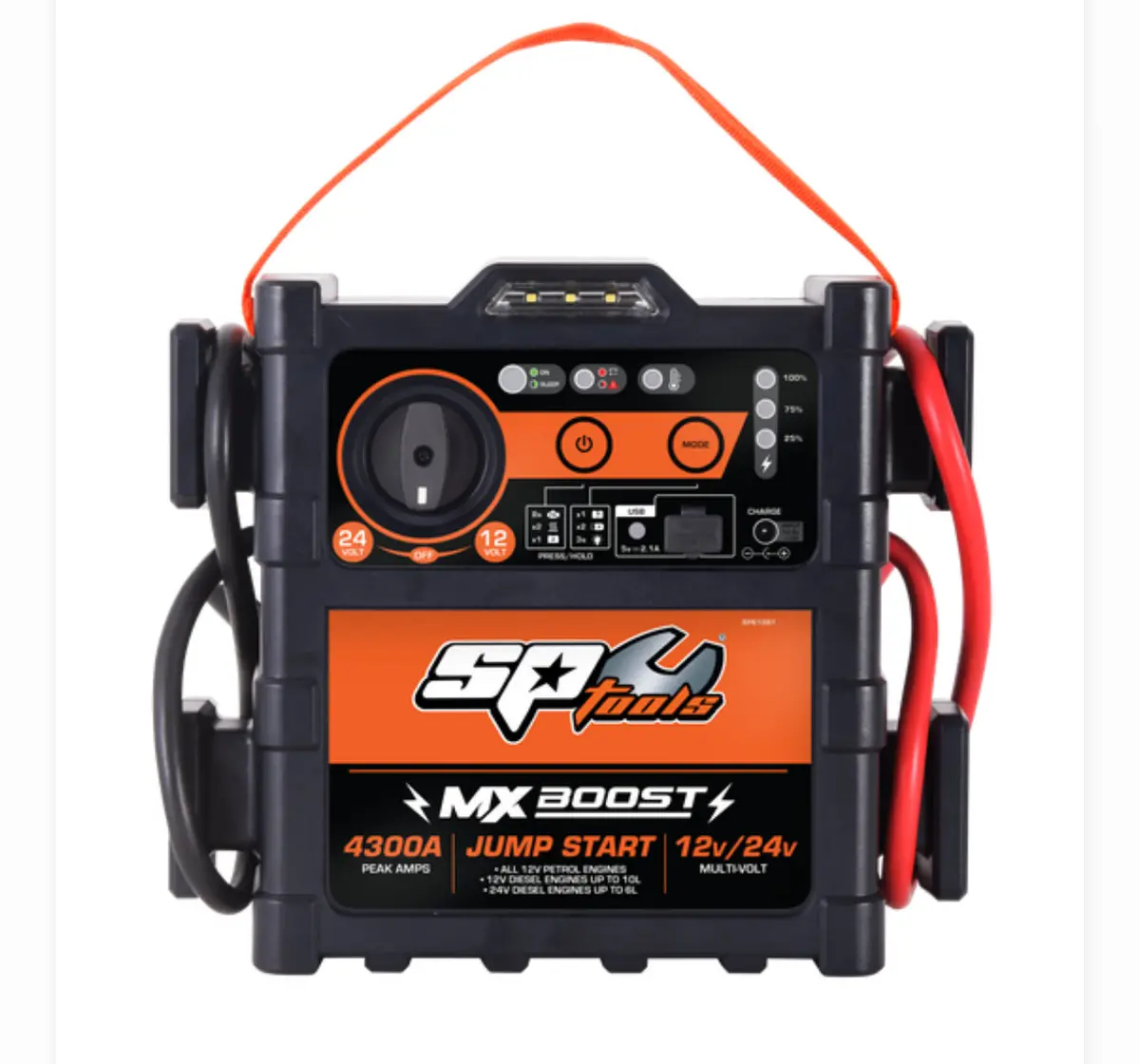 12/24V Jumpstarter Sp Tools 4300A Jump Starter Truck Jumpstarter Sp61097 1