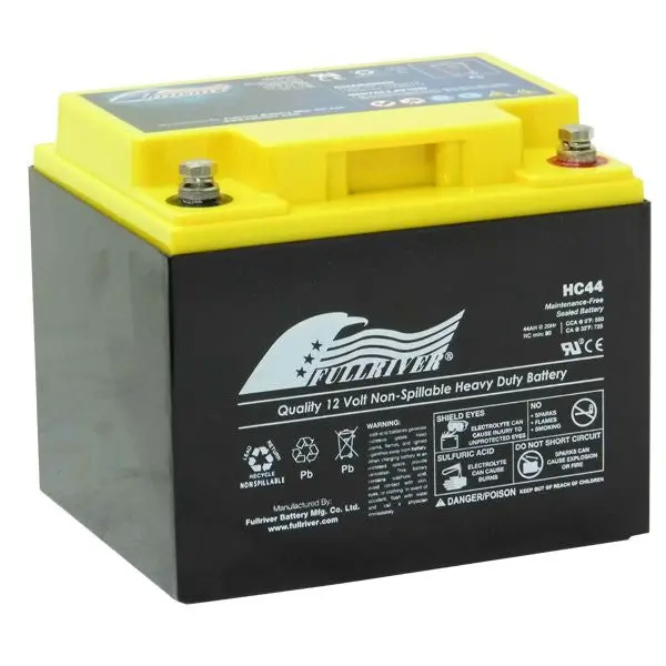 Fullriver 12V Hc44 Agm Battery 560Cca - Odyssey Pc1200 Replacement 1