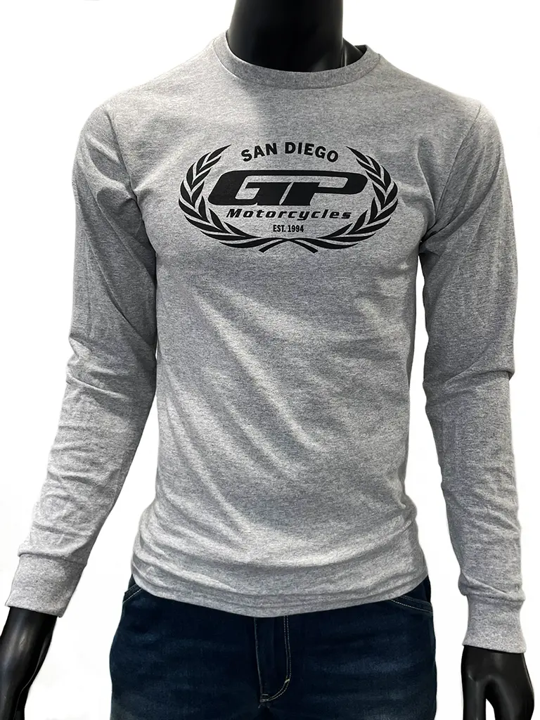 Gpmc Heather Gray Long Sleeve Le Shop T-Shirt 1