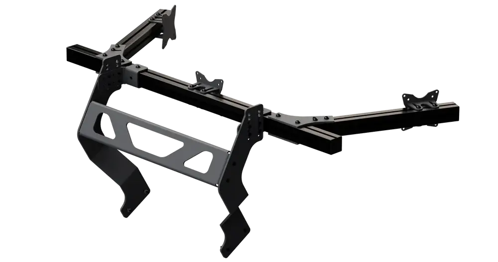 Soporte De Monitores Gt Integrado Triple 1