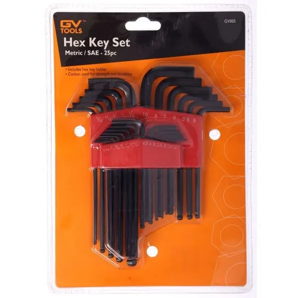 Gv Tools Hex Key Set 25Pc - Gv005 1