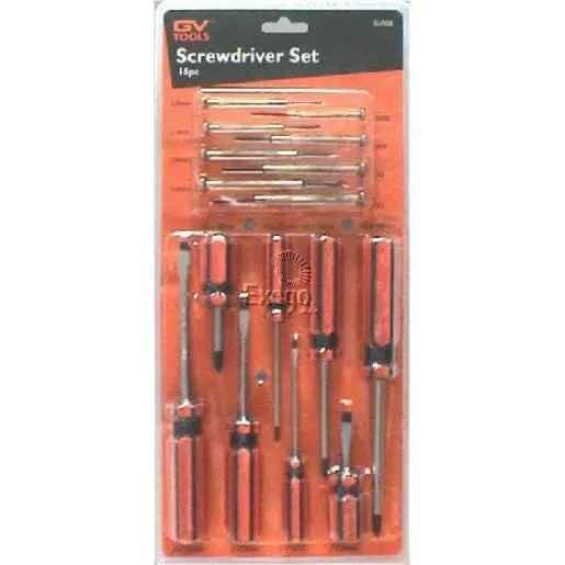 Gv Tools Screwdriver Set 16 Piece - Gv008 1