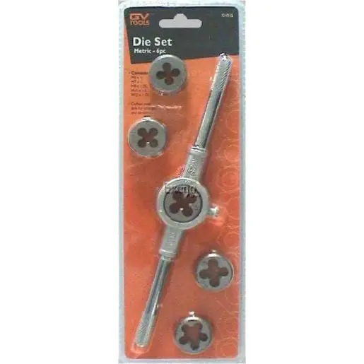 Gv Tools 6 Piece Die Set Metric - Gv015 1