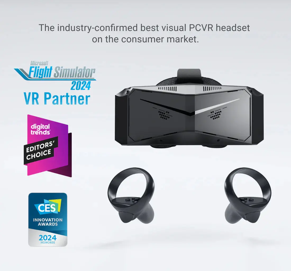 Gafas De Realidad Virtual Pimax Crystal Light Prime Reacondicionado 2