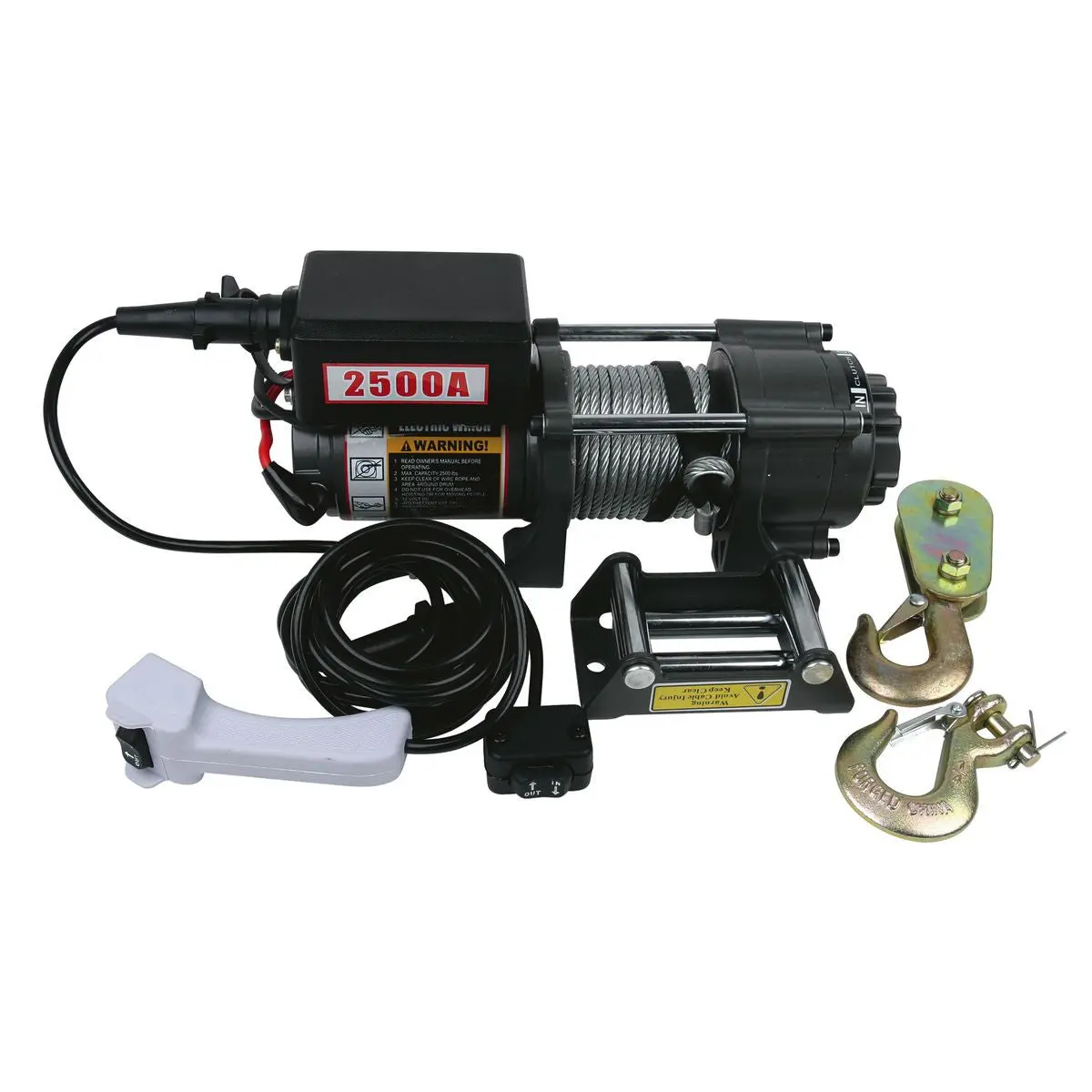 Gear Up Ewp2500a 2500Lb Electric Winch - Open Spool Utility 1
