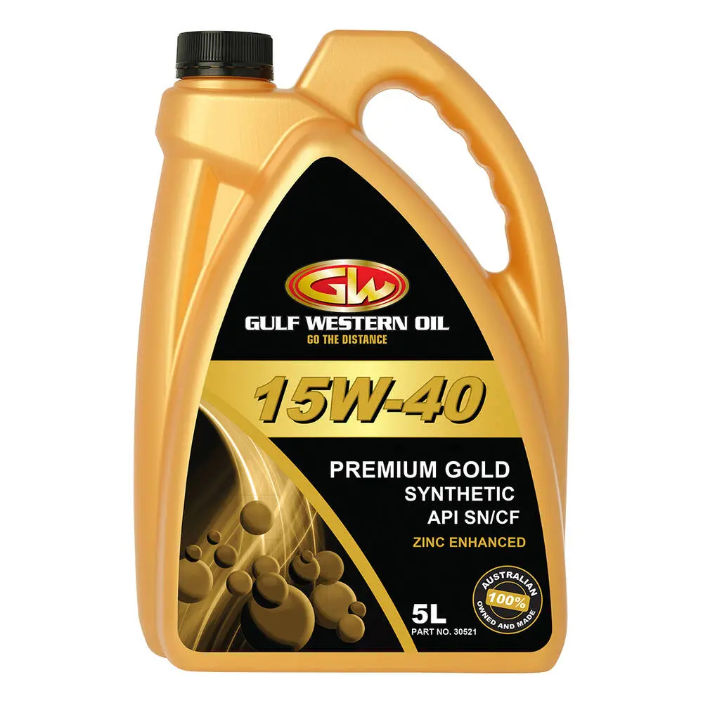 Gulf Western Premium Gold 15W/40 - Sl/Cf4 - 5L 30521 1