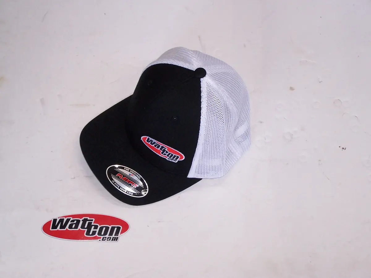 Hat Watcon Flex Fit Mesh Back White / Black 1
