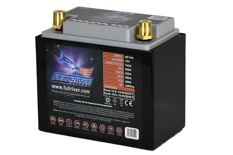 Fullriver 12V Agm Battery Hc14a Ytx20-Bs Etx16 Ytx16-Bs 1