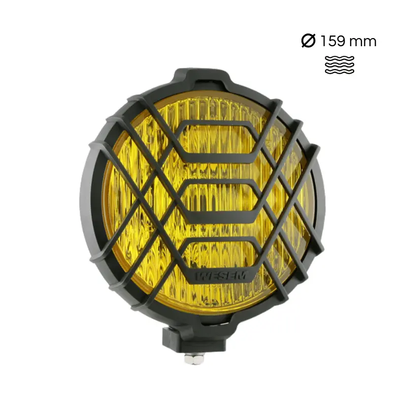 Farol De Nevoeiro Wesem Ho1 (Vidro Amarelo E Com Capa) 1