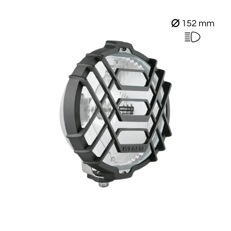 Farol De Longo Alcance Wesem Ho3 (Cromado, Com Capa) 1