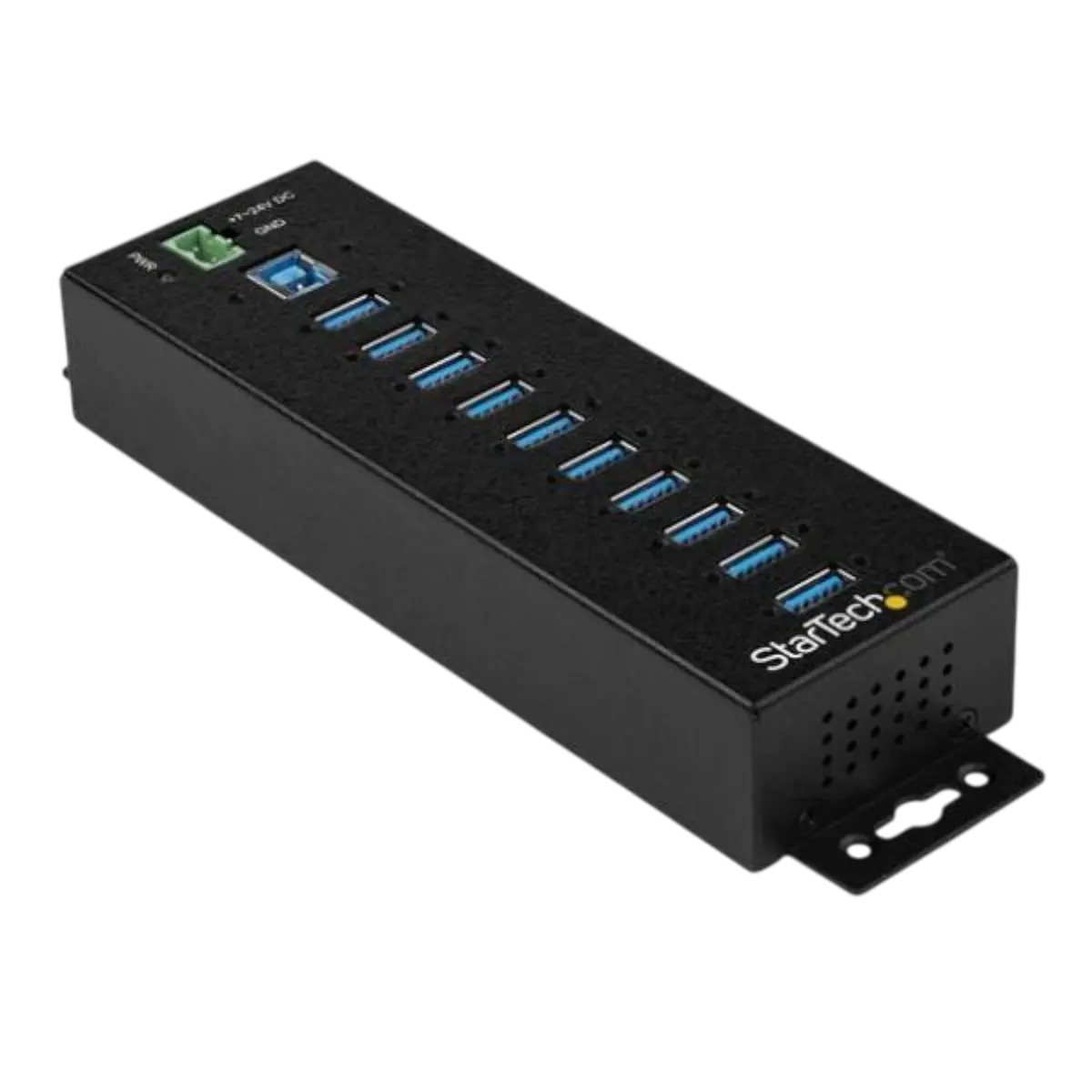 Hub Usb 3.0 Industrial De 10 Puertos Con Alimentación 1