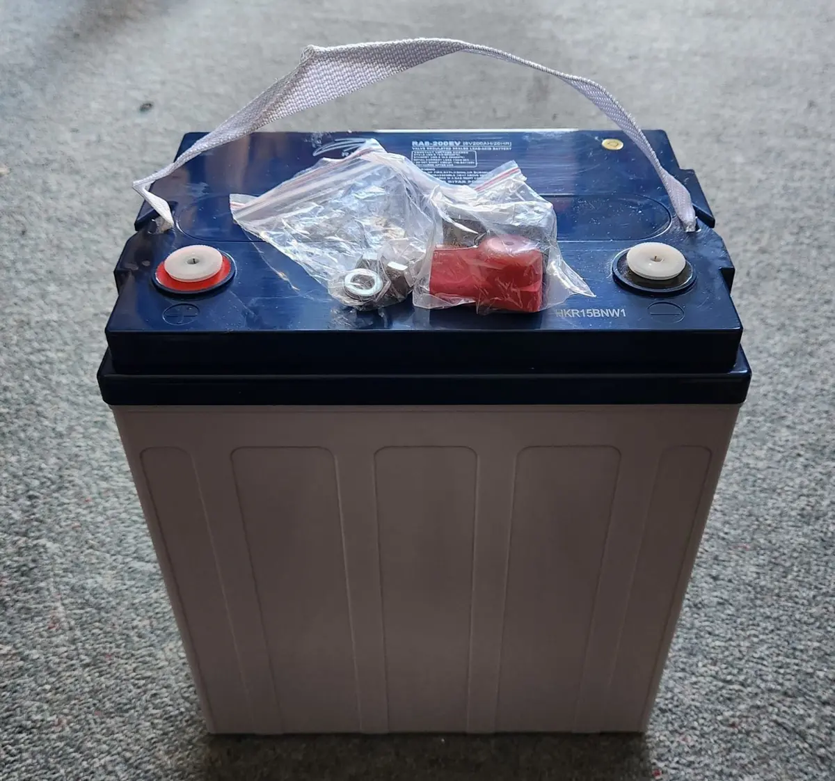 Ritar Ra8-200Ev 8V 200Ah Deep Cycle Agm Golf Cart Battery 1