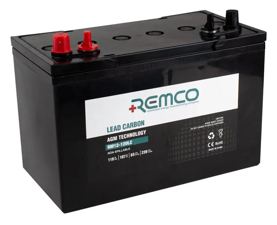 12V 120Ah Lead Carbon Deep Cycle Battery Rm12-120Lc 1