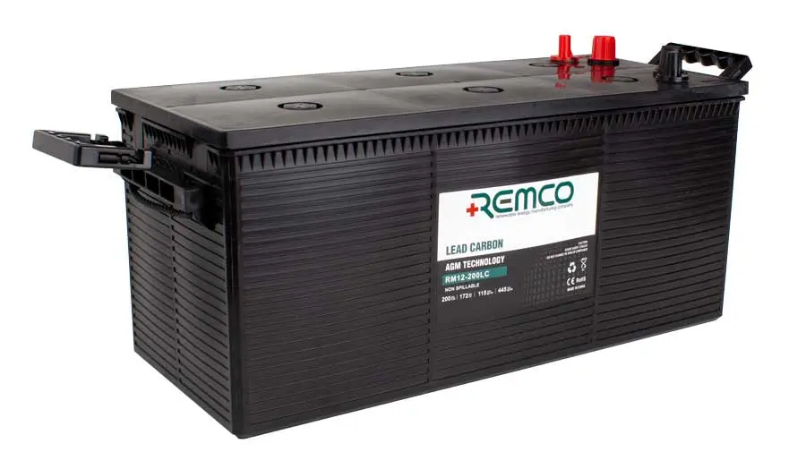 12V 200Ah Lead Carbon Deep Cycle Battery Rm12-200Lc 1