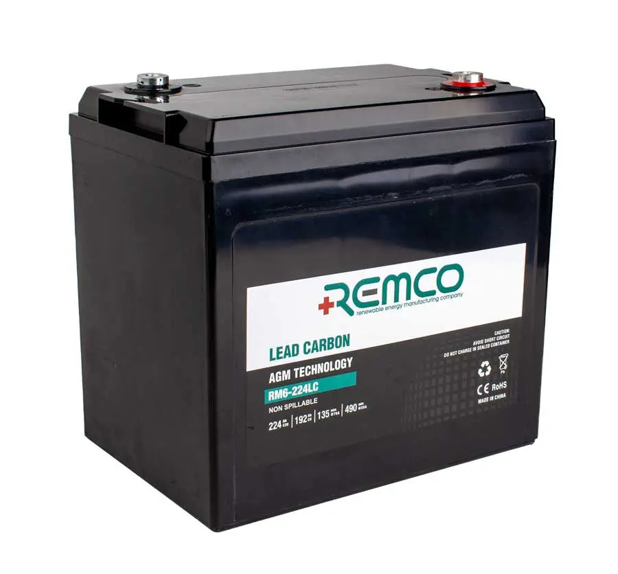 Remco Lead Carbon Deep Cycle Battery Rm6-224Lc 6V 224Ah - Special Order 1