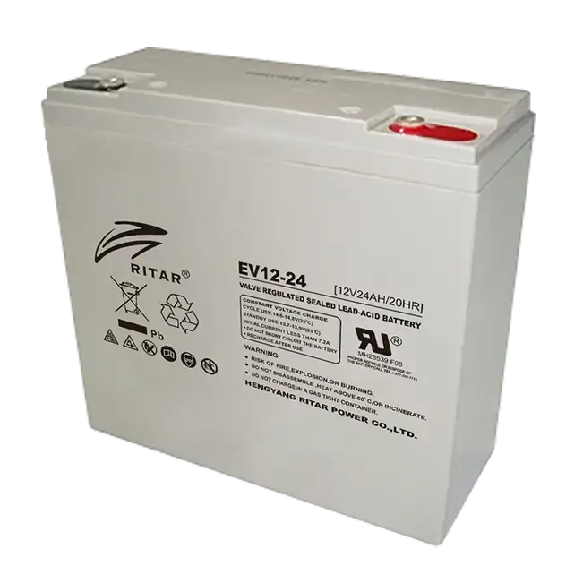 Ritar Rt12240ev 12V 24Ah Deep Cycle Sla Battery Ritar Ev12-24 1
