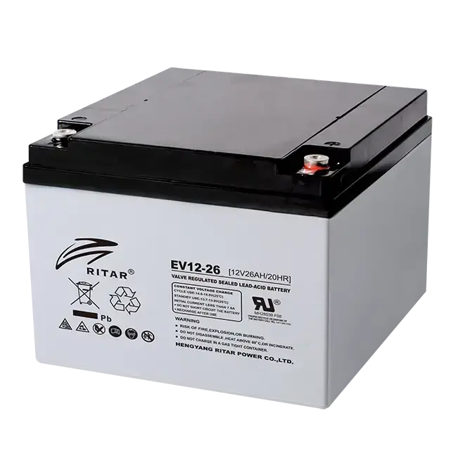 Ritar Ev12-26 12V 26Ah Agm Deep Cycle Battery 1
