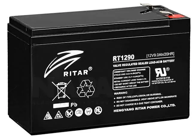 Ritar Rt1290lb 12V 9Ah Agm Battery 1