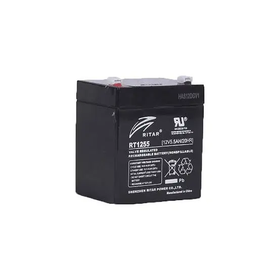 Ritar Rt1255 12V 5.5Ah Sla Battery 1
