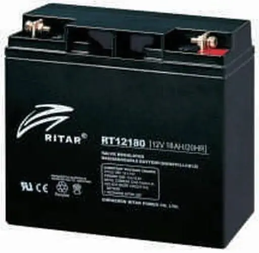 Ritar Rt12180 12V 18Ah Sla Battery F3 Plug Rt12180 F3 1
