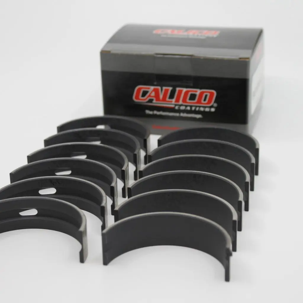 Coatedperformancebearings Calico Ct-1 Coated Acl Oem Aluglide Main Bearing Set 6M1604ac-C - Audi / Vw 5Cyl 2.1L/2.2L/2.3L 10V & 20V 7A/3B/Aby/Aan, Aluglide Version, Std. Diameter 1