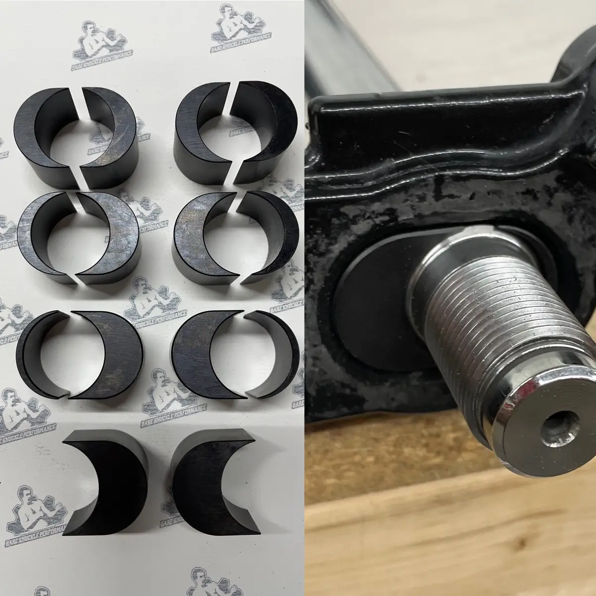 Bare Knuckle Performance Axle Lock Kit For Harley Touring Models 2