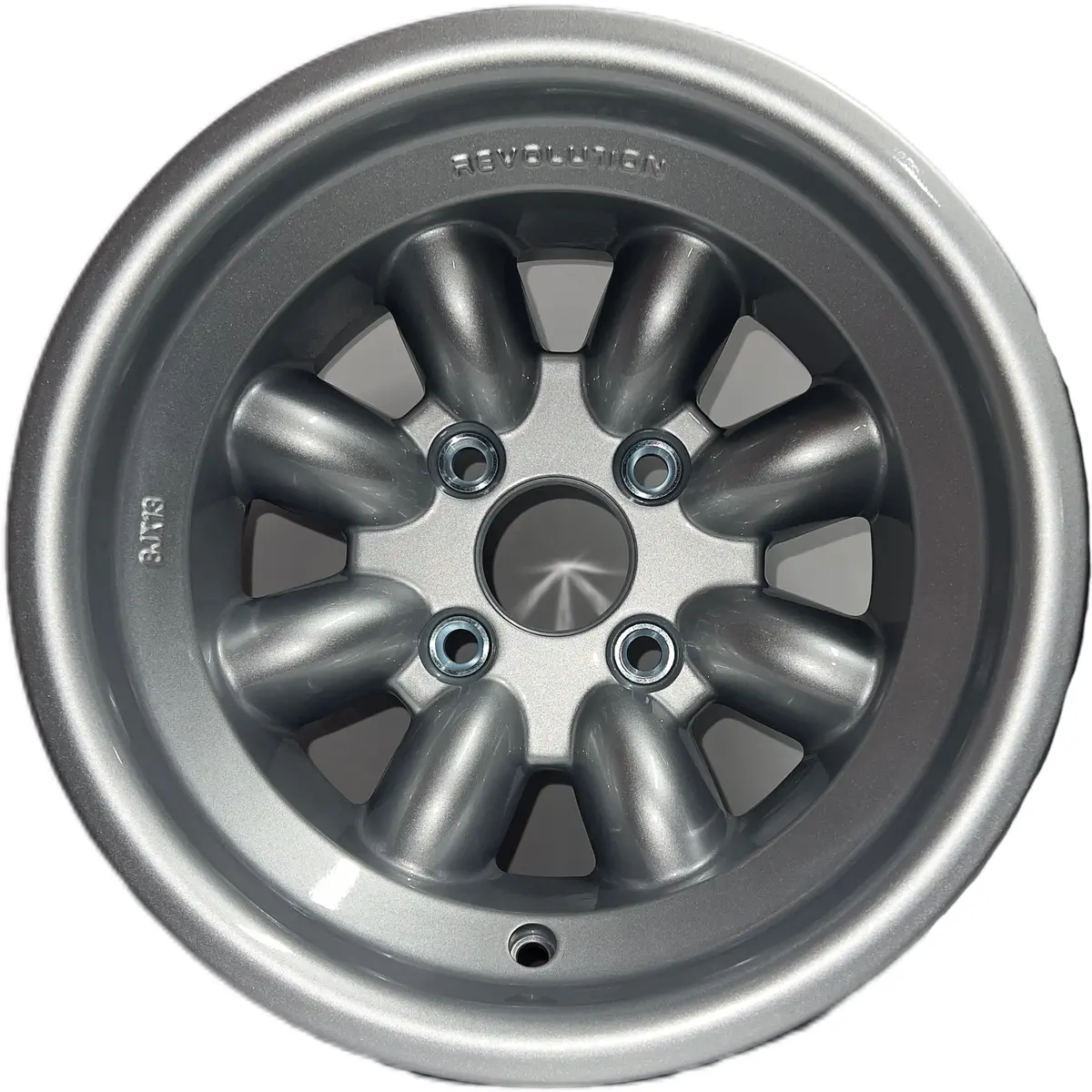 8X13 Revolution 8 Spoke Silver 4/114 1