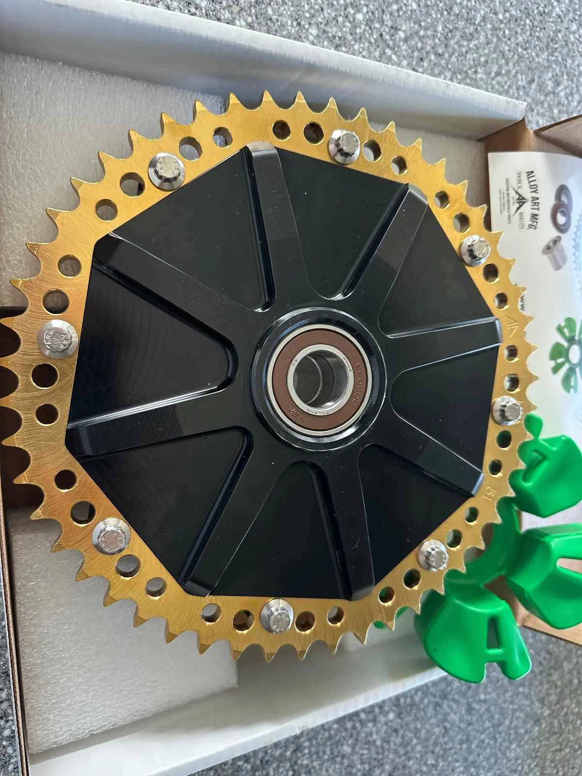 Alloy Art Cush Drive Sprocket - Black - 51 Tooth 1