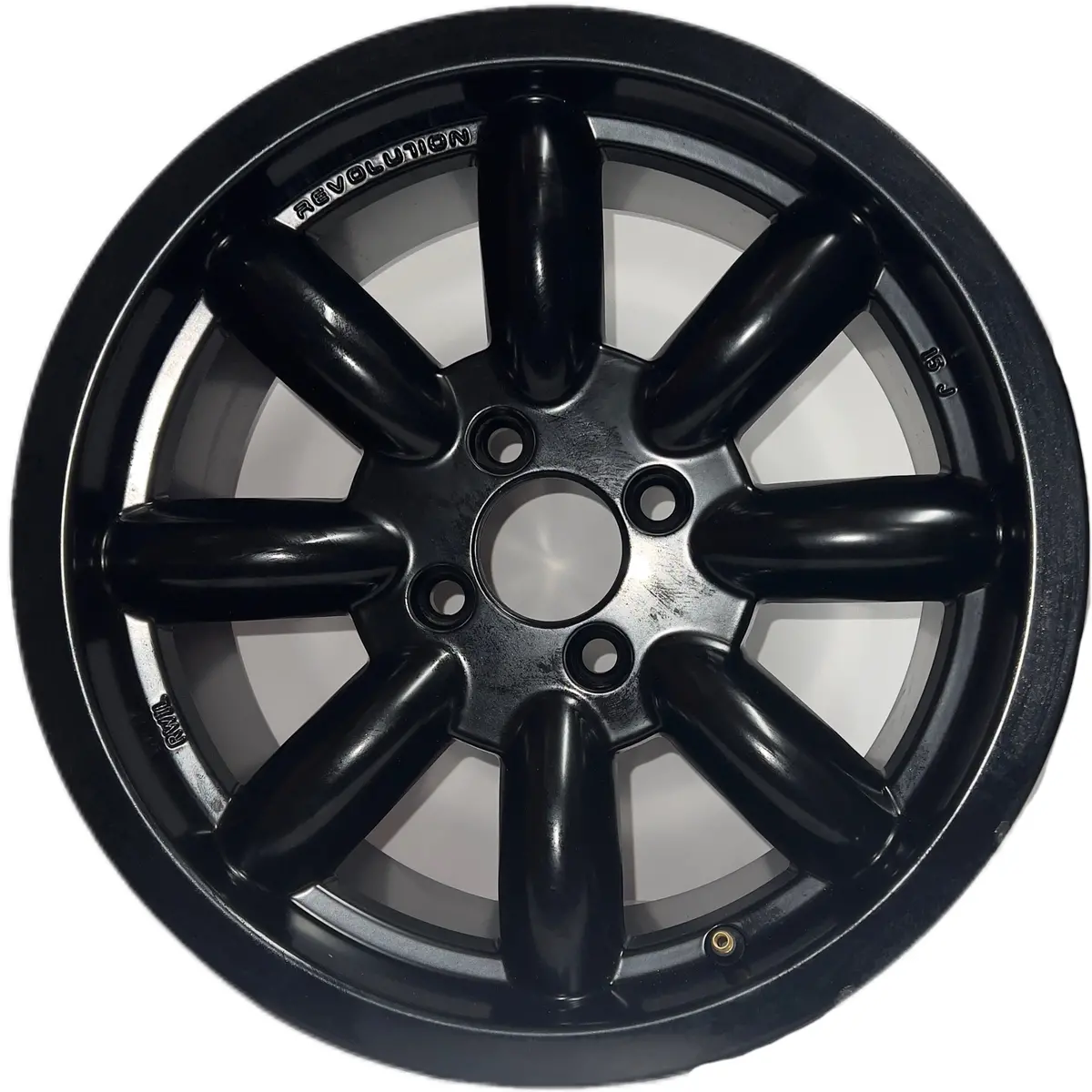 7X15 Revolution 8 Spoke Matt Black 1